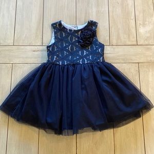 Pippa & Julie Navy Blue Tutu Party Dress Size 24 Months